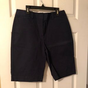 Navy Bermuda shorts